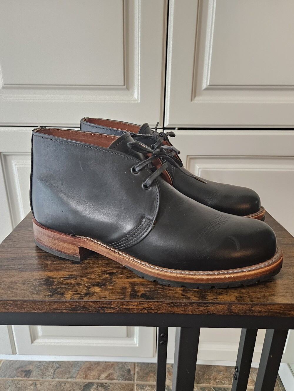 Red Wing Beckman 9024 Black Leather Chukka Boots Dress Shoes Minimalist Heritage